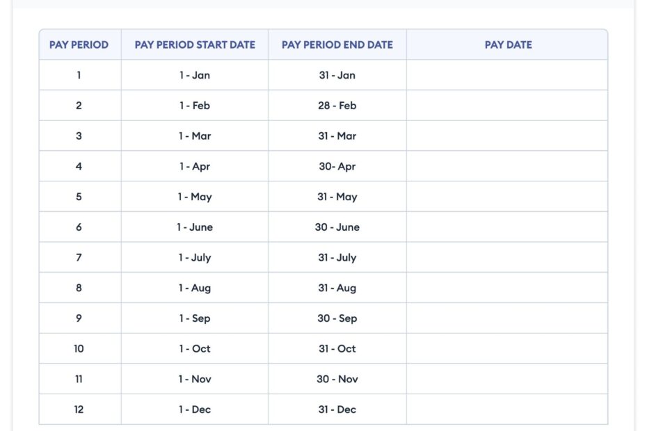 2024 Biweekly Payroll Schedule Template Ester Janelle