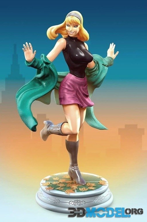 3D Model Printable Character Gwen Stacy