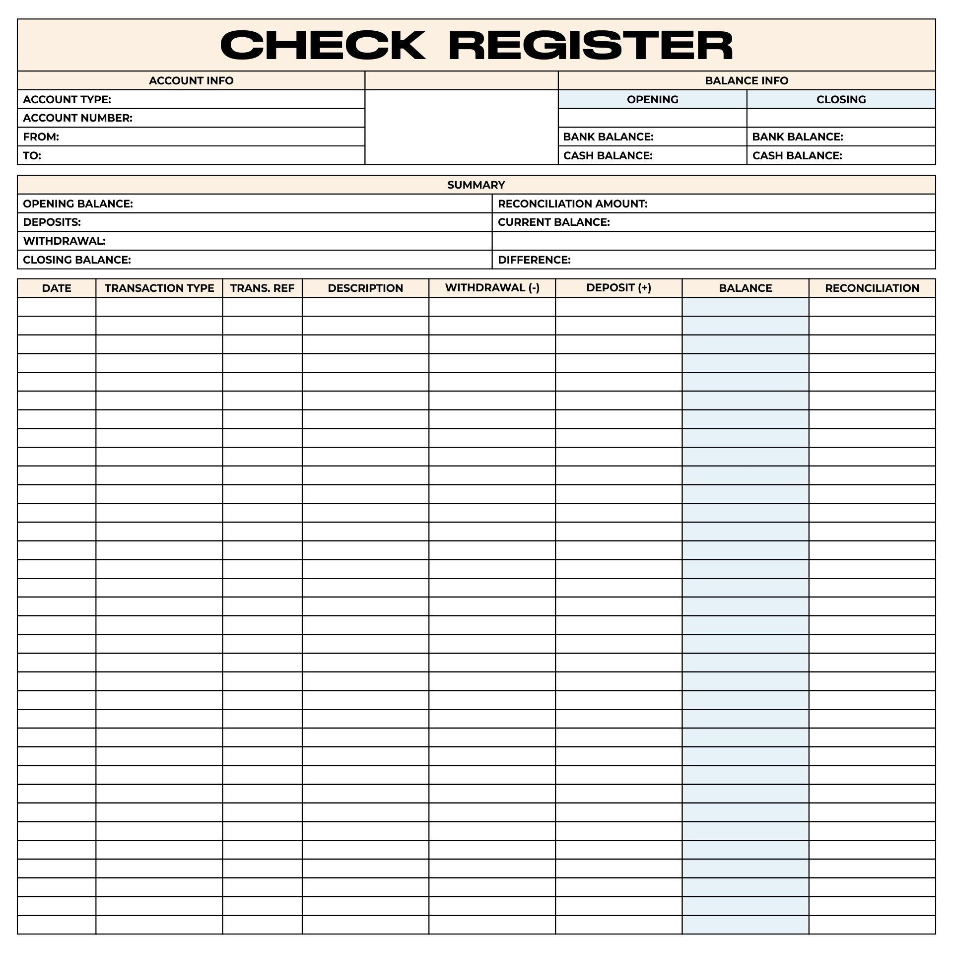 8 Best Images Of Printable Check Register Double Sided Free Printable 