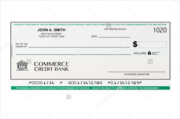 82 PRINTABLE SAMPLE BLANK CHECKS SamplePrintable2