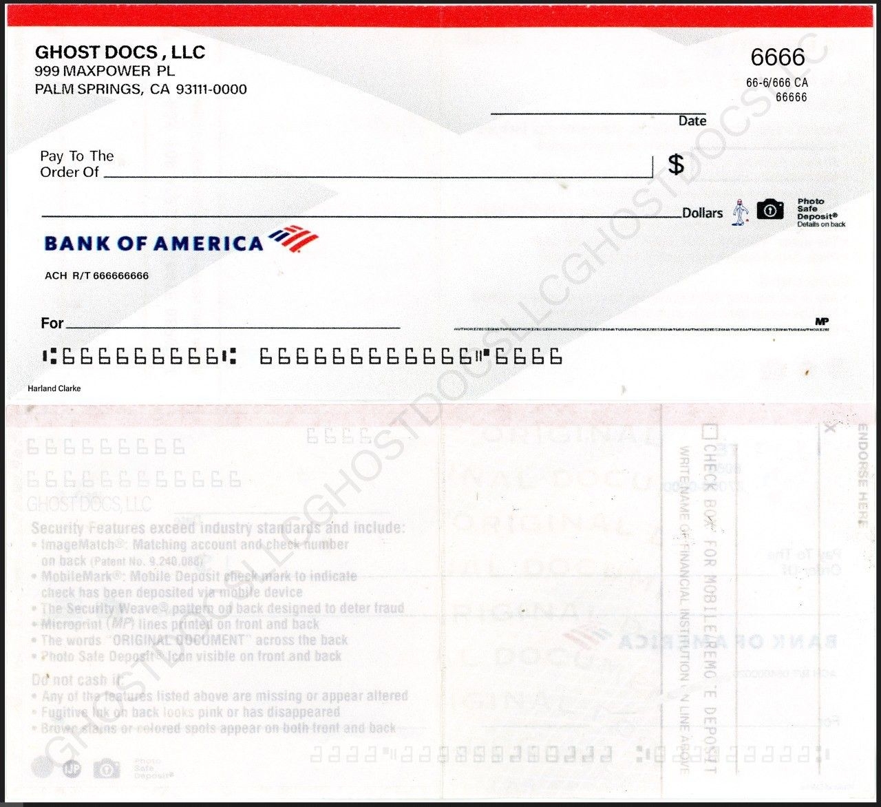 Bank Of America Personal Check Creative Cv Template American Express 