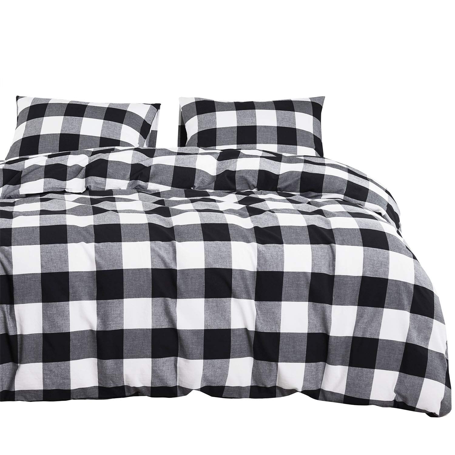 Best Black And White Buffalo Check Bedding U Life