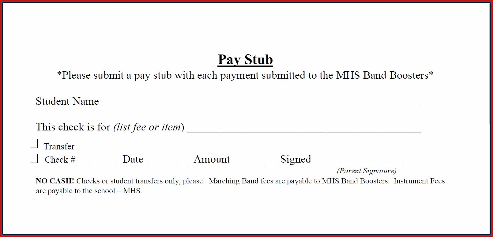Blank Check Stub Template Free Template 1 Resume Examples WjYDnqq2KB