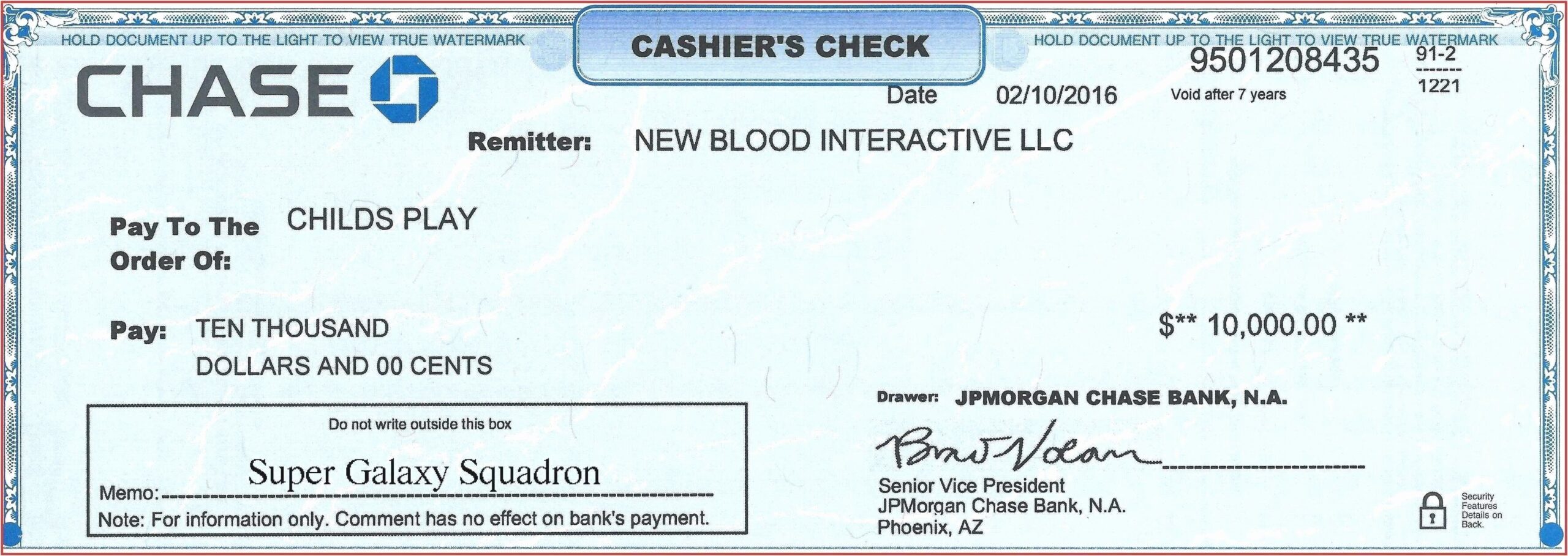 Chase Bank Check Template