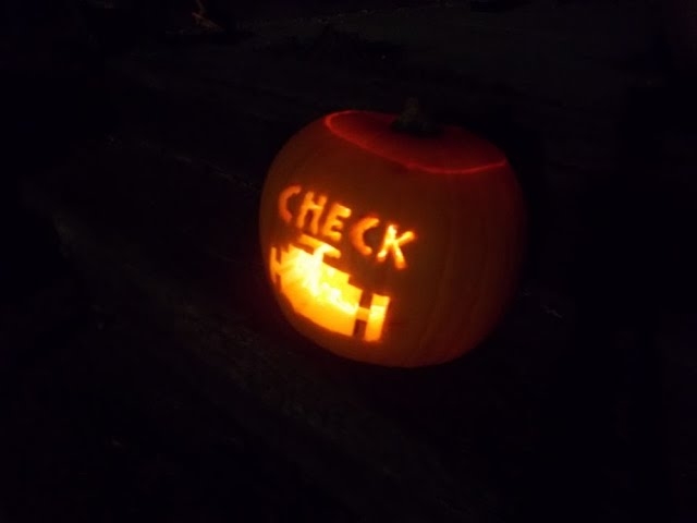 Check Engine Light Pumpkin Stencil Printable