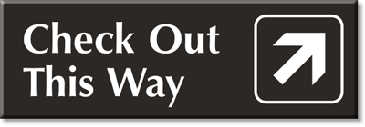 Check Out Sign Printable