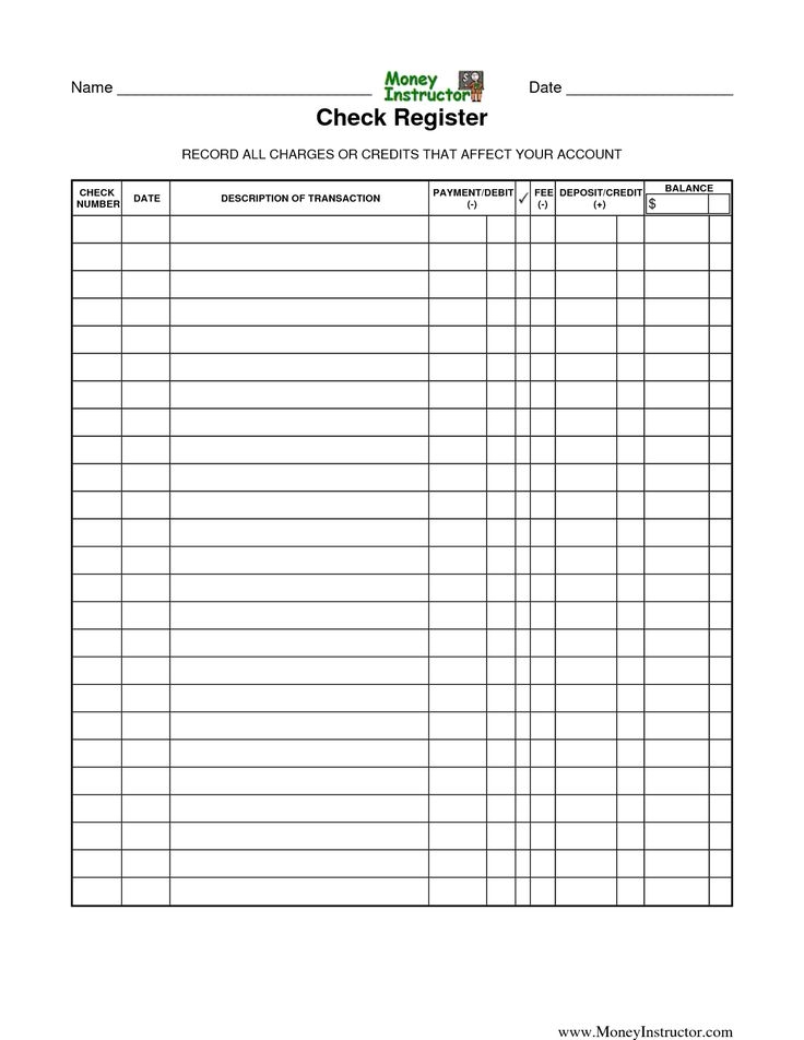 Check Register 20 Free PDF Printables Printablee Worksheets Library