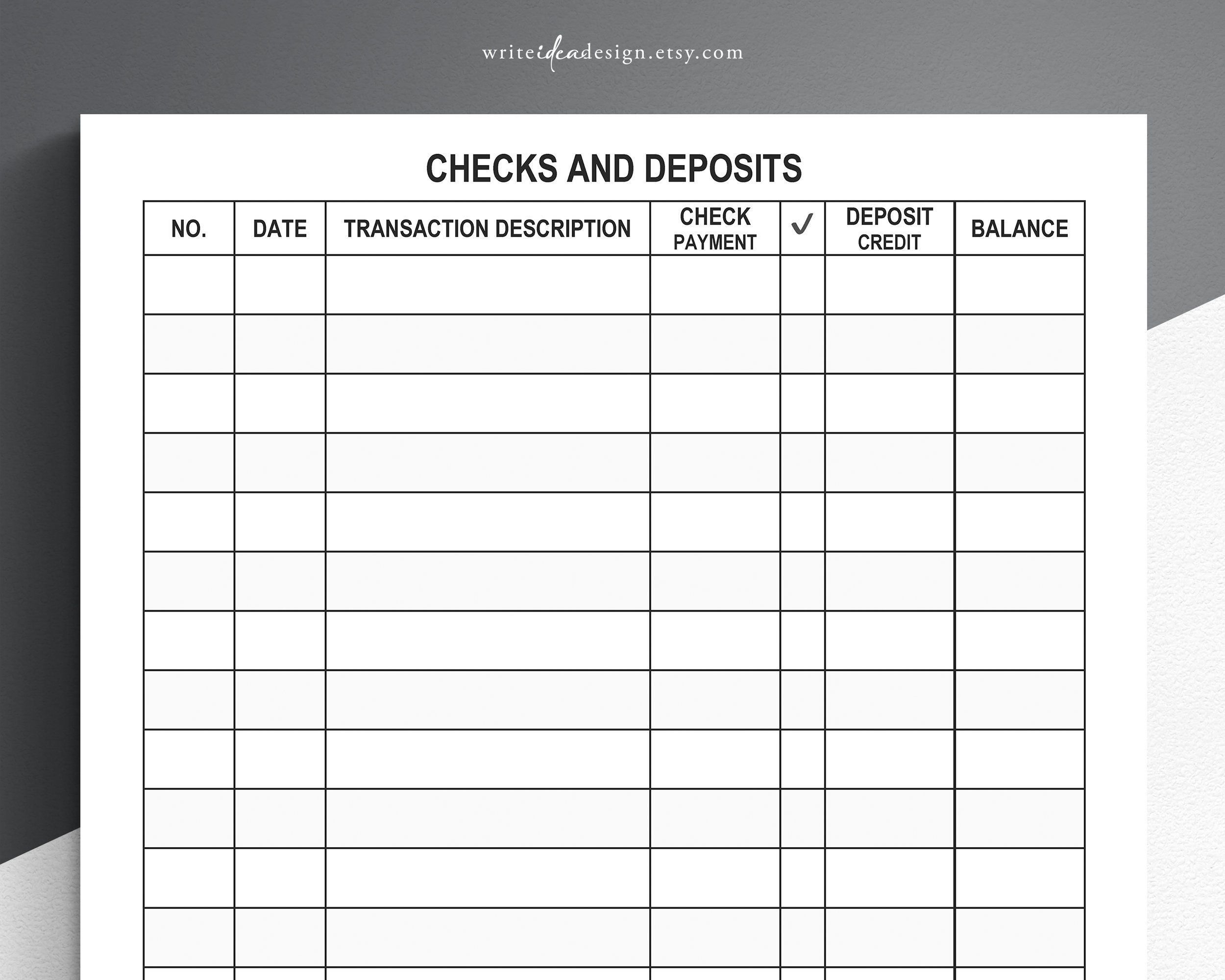 Check Registers For Checkbooks 10 Free PDF Printables Printablee 