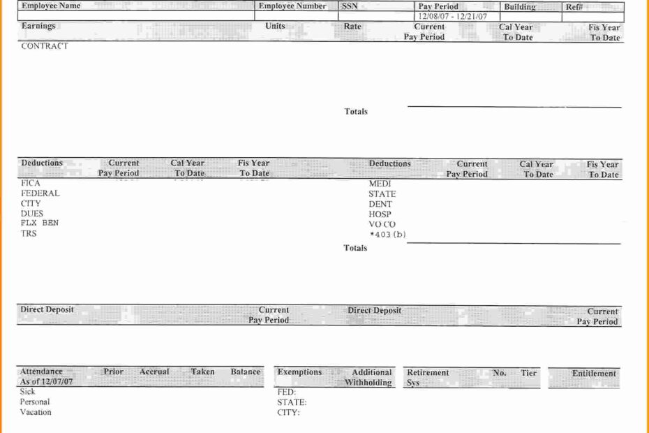 Check Stubs Free Fake Pay Download Blank Real Online Canada Free