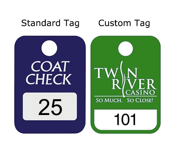 Coat Check Tags