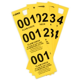 Coat Check Tags Metro Cuisine Columbus OH