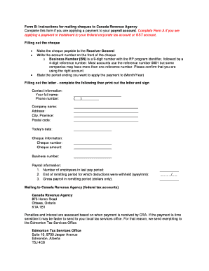 Cra Payroll Remittance Form Fill Online Printable Fillable Blank 