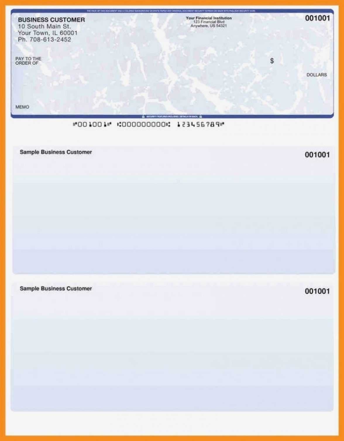 Deluxe Check Print Template Checks Blank Word You Free Throughout Print 