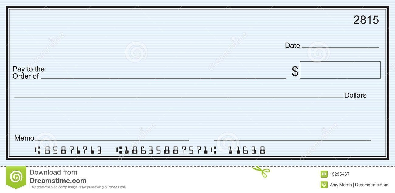 Downloadable Printable Fillable Blank Check Template Printable Online