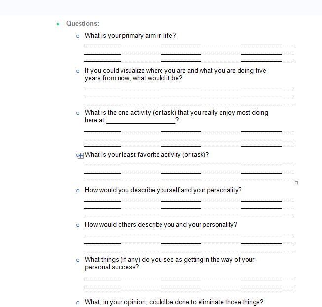 Employee Check In Meeting Printable One On One Meeting Template