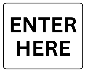 Enter Here Sign Printable Templates Free PDF Downloads 