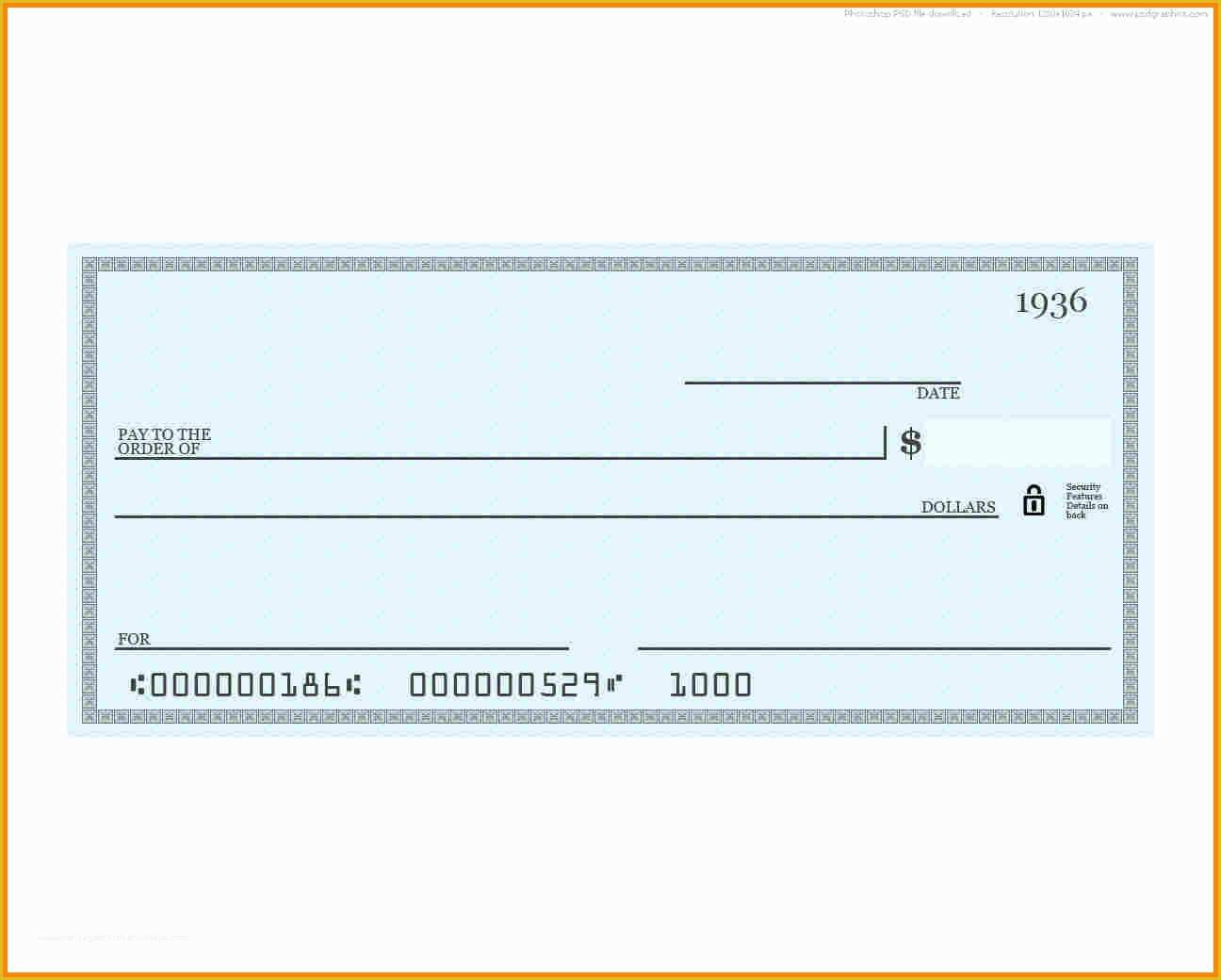 Fake Checks Printable