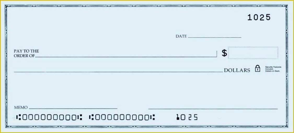 Free Giant Check Template Download Of Printable Personal Blank Check Free Giant Check Template Download Of Printable Personal Blank Check
