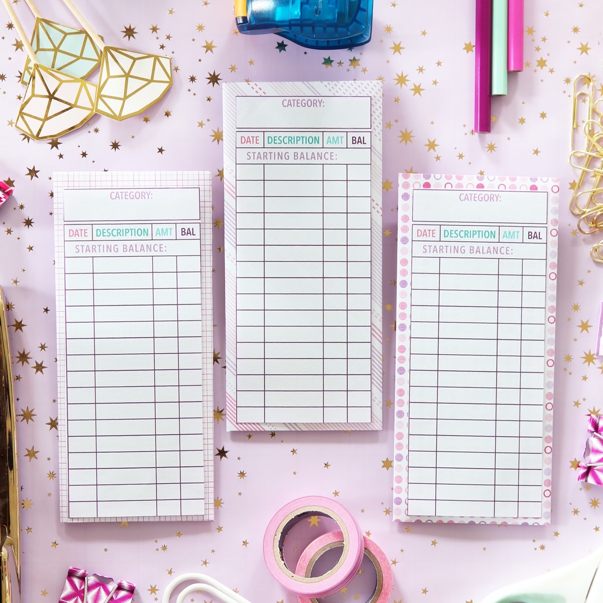 Free Printable Check Register Free Organizing Printables
