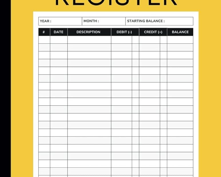Free Printable Check Register Free Organizing Printables Worksheets