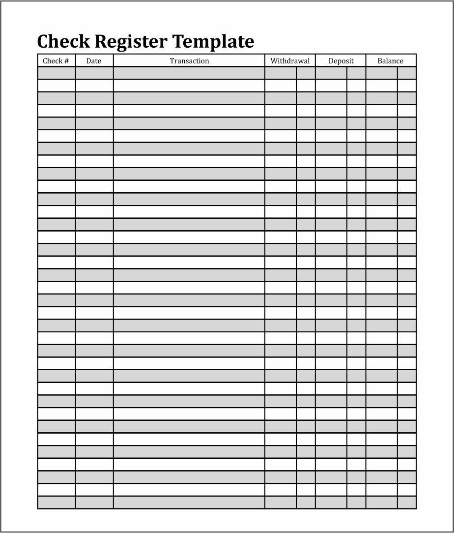 Free Printable Check Register Sheets Printable New Year Banners