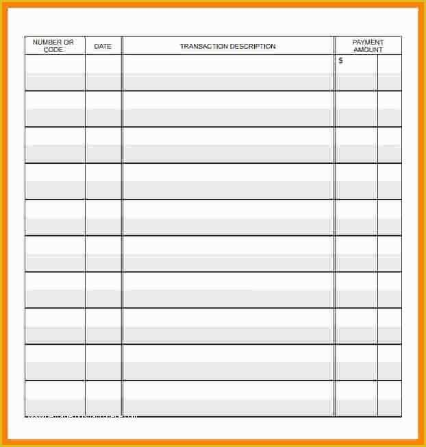 Free Printable Check Register Templates Of 6 Free Printable Checkbook 