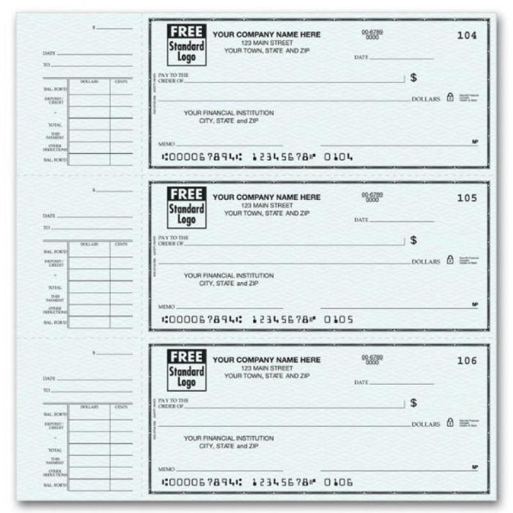 Free Printable Check Stubs Printable Checks Free For Blank Pay Stubs 