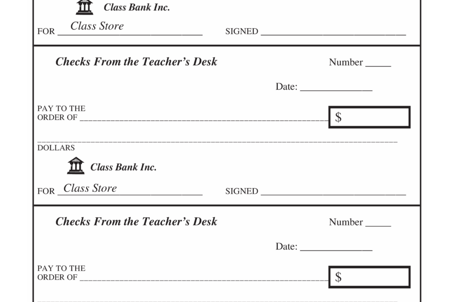 Free Printable Checks Template Printable Free Templates Download