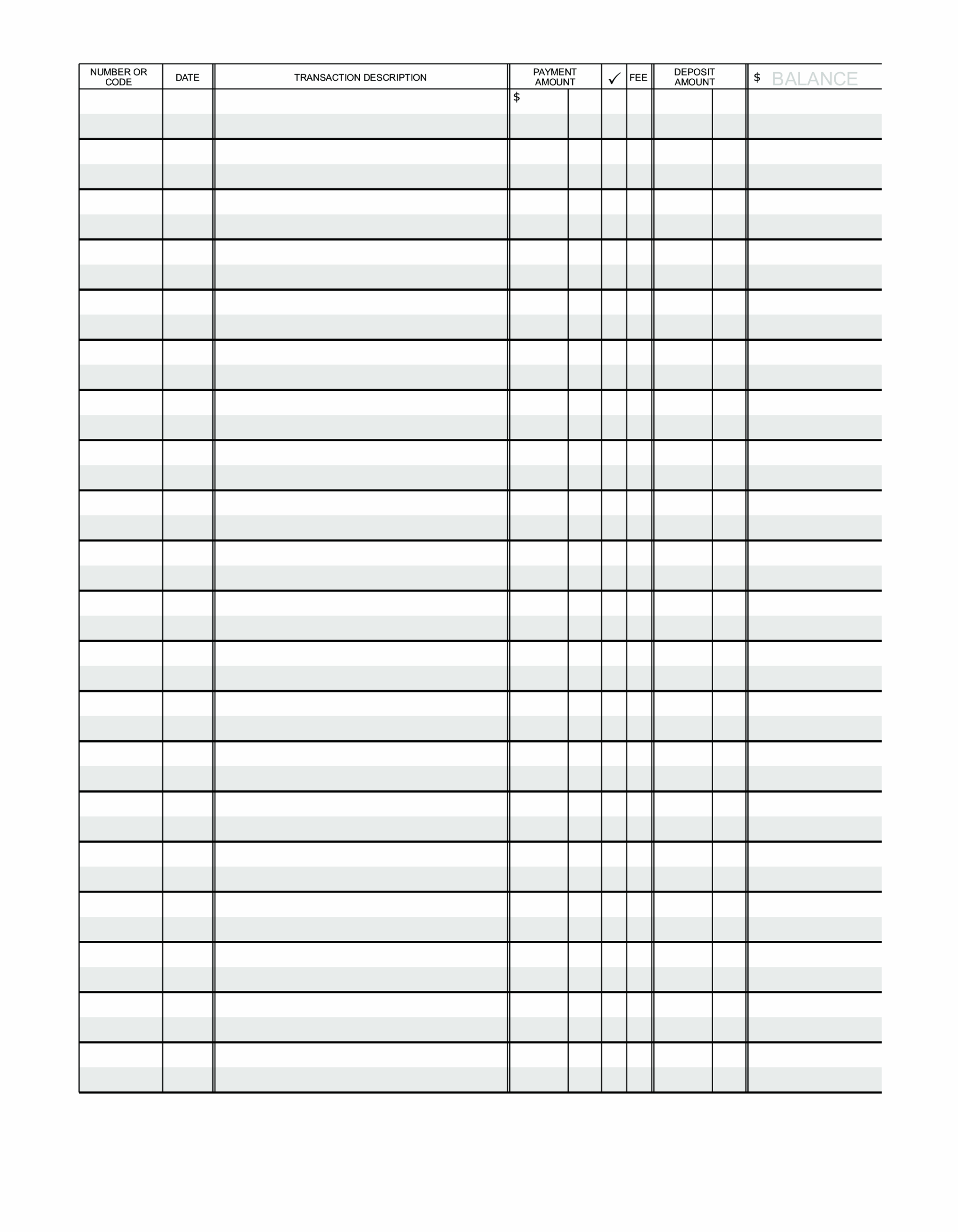 Free Printable Ledger By Using Our Free Products You ll Save Money And 