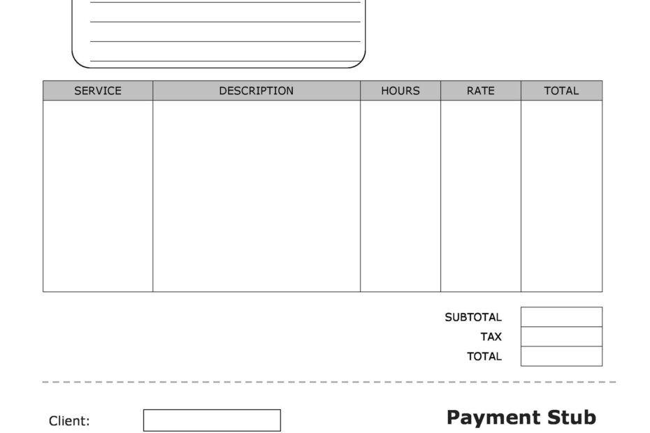 Free Printable Pay Stub Template Printable Templates