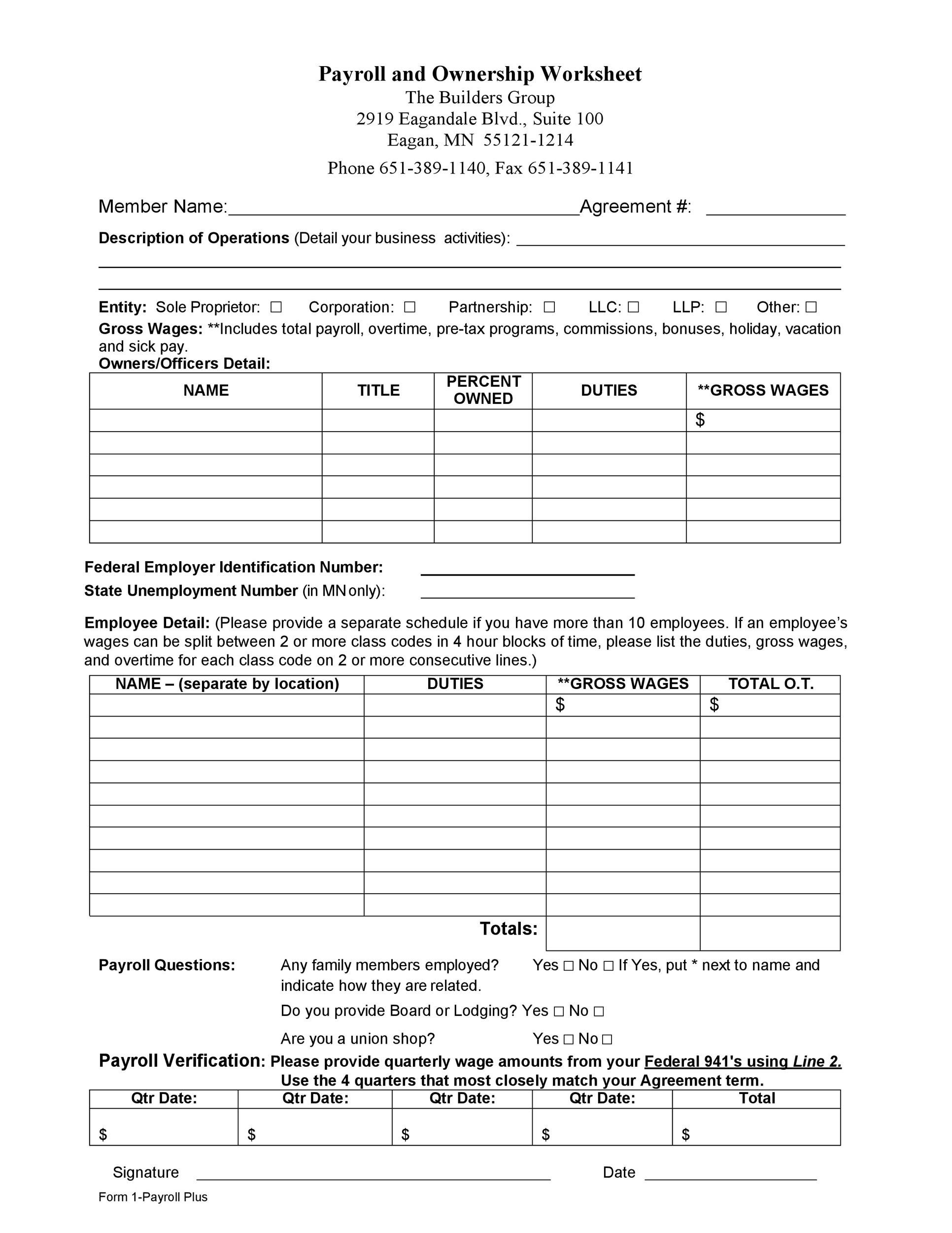 Free Printable Payroll Forms Printable Templates Vrogue co