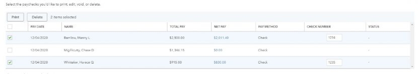 How To Print Payroll Checks In QuickBooks Online In 6 Steps