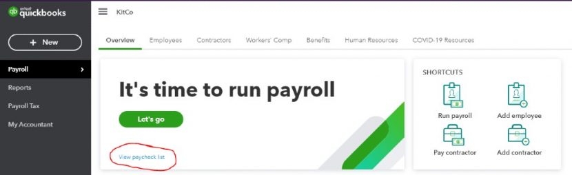 How To Print Payroll Checks In QuickBooks Online In 6 Steps