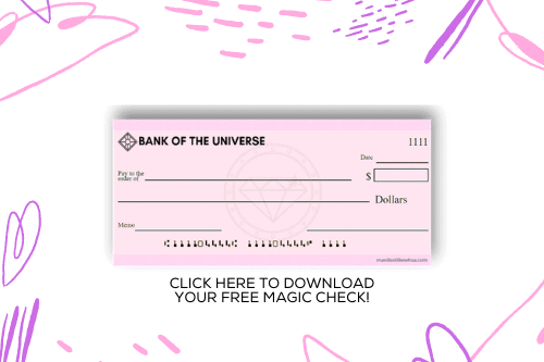 How To Write A Check To The Universe For Manifesting Money Free PDF 