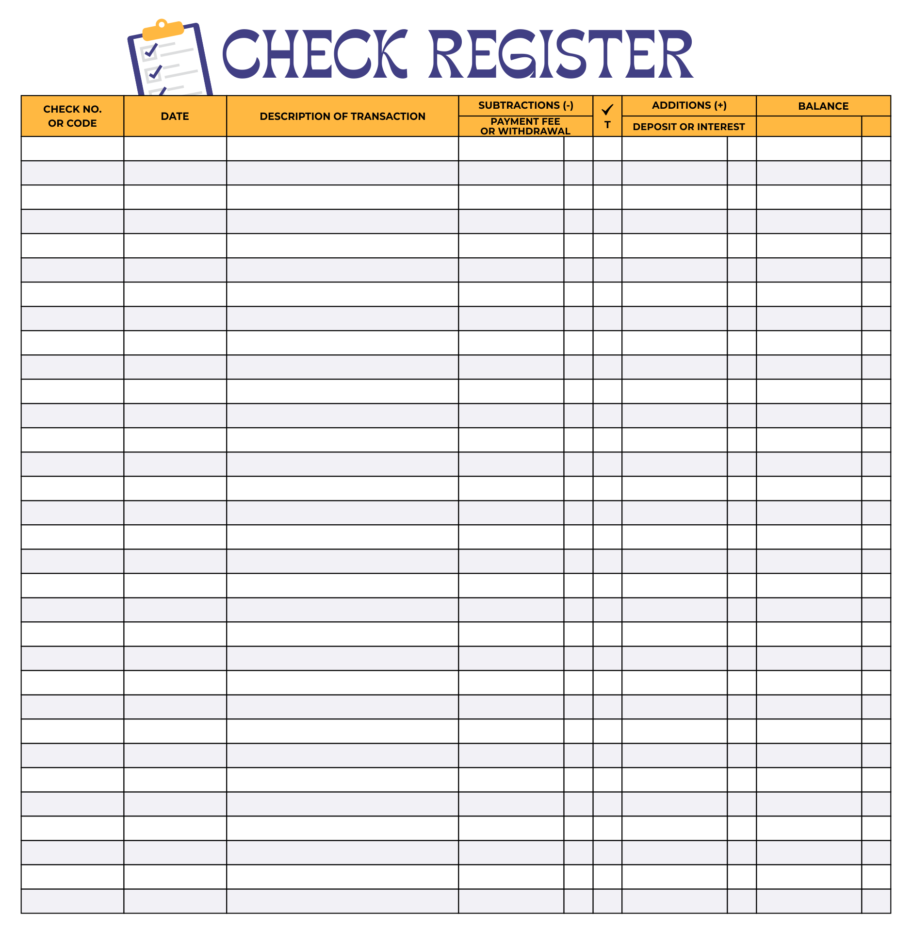 Large Print Check Register Printable Printable World Vrogue co