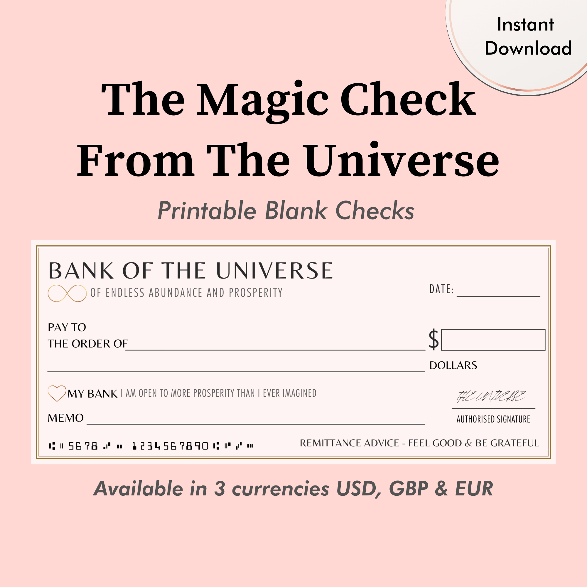 Manifestation Checks Printable Blank Abundance Checks Manifestation Checks Printable Blank Abundance Checks