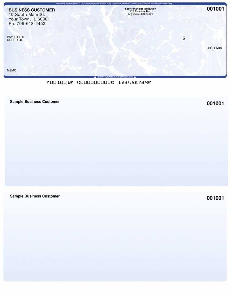Microsoft Word Downloadable Printable Fillable Blank Check Template