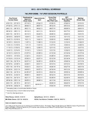 Nyc Doe Payroll Schedule Per Diem Fill Online Printable Fillable 