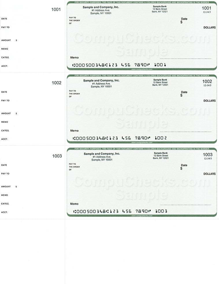 Order Printable Checks For Quickbooks Glasslopte