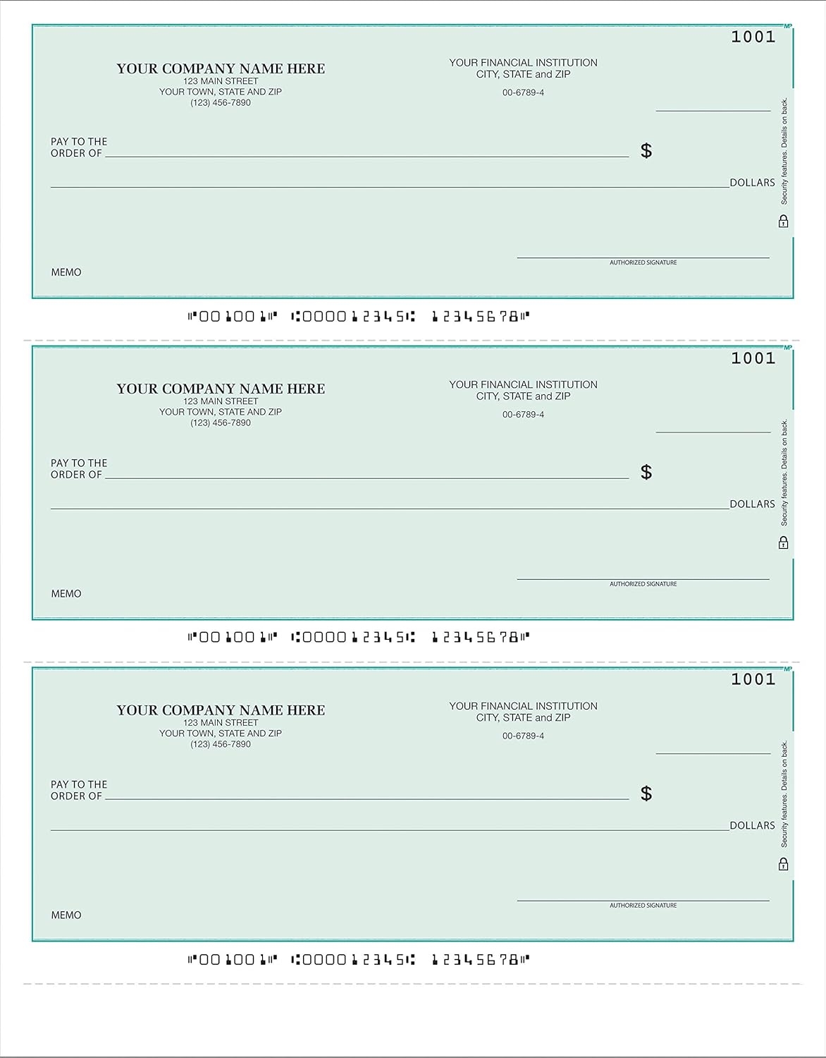 Order Printable Checks For Quickbooks