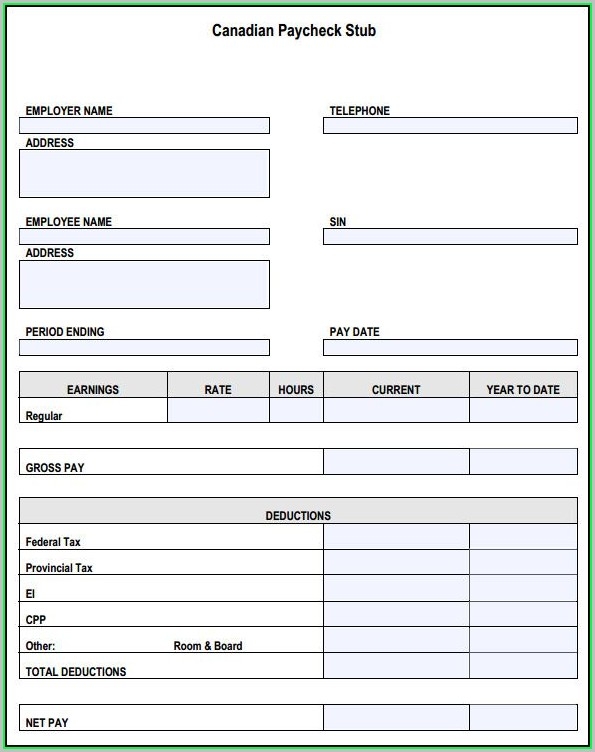 Paycheck Stub Sample Free Template 1 Resume Examples dP9lZxMVRD