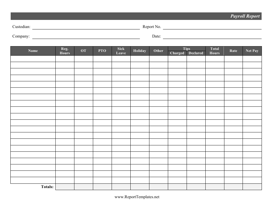 Payroll Form Printable Printable Forms Free Online