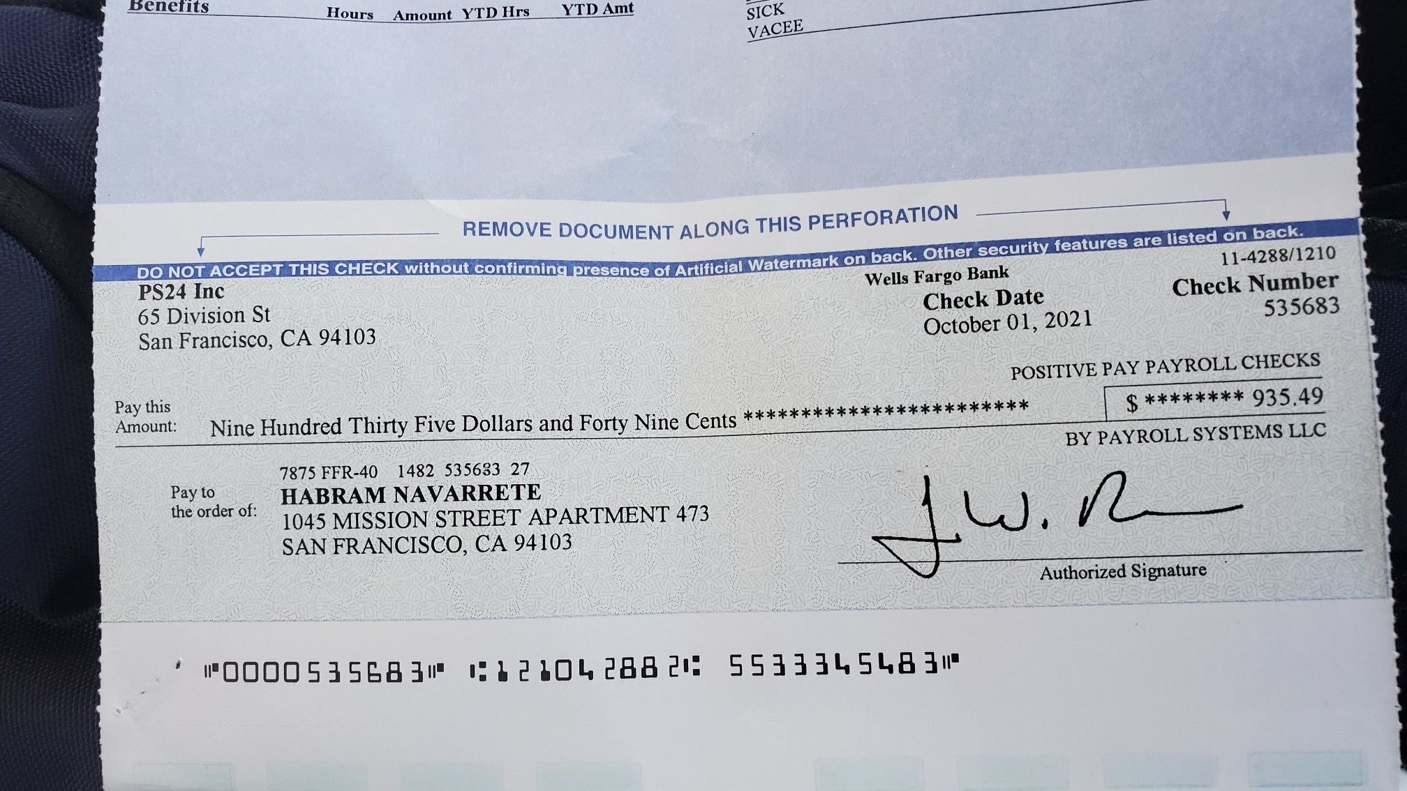 Pin On Payroll Checks