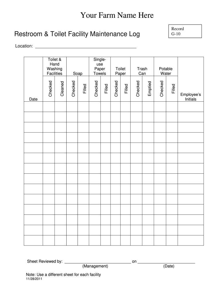 Printable Bathroom Cleaning Log Printable Word Searches