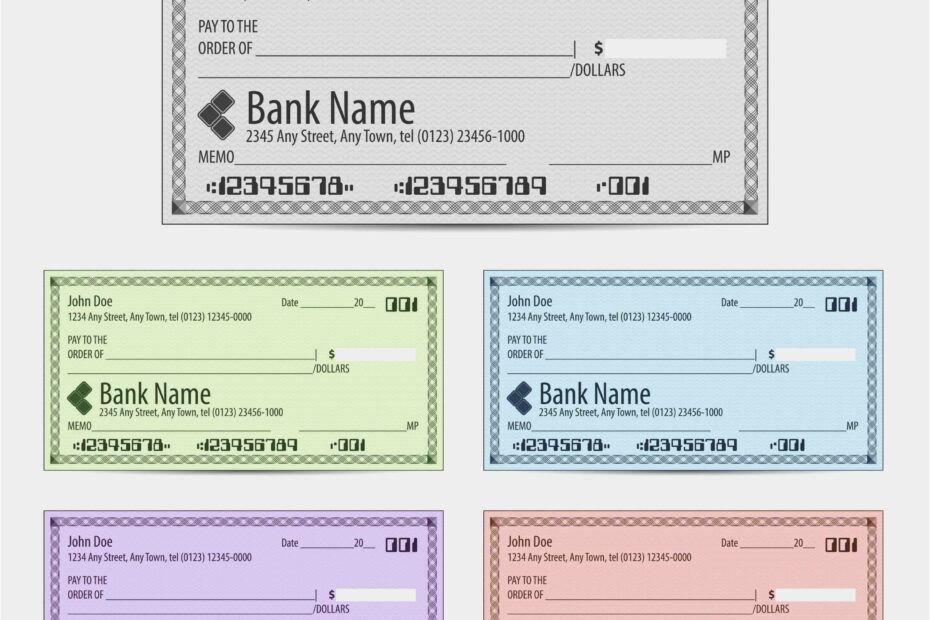 Printable Blank Cashiers Check