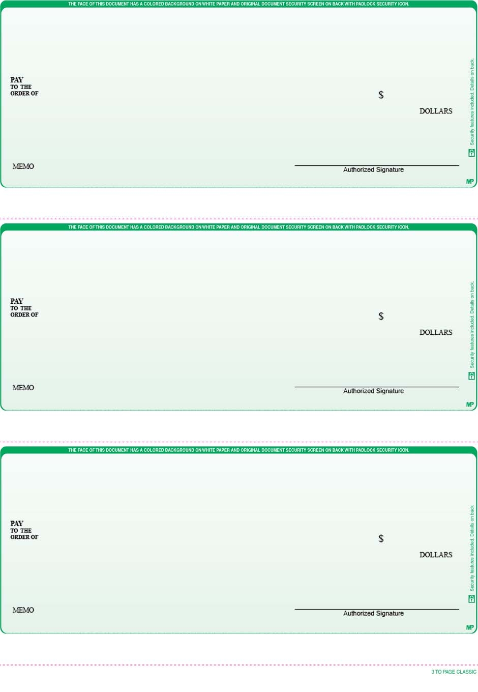 Printable Business Checks For Quickbooks