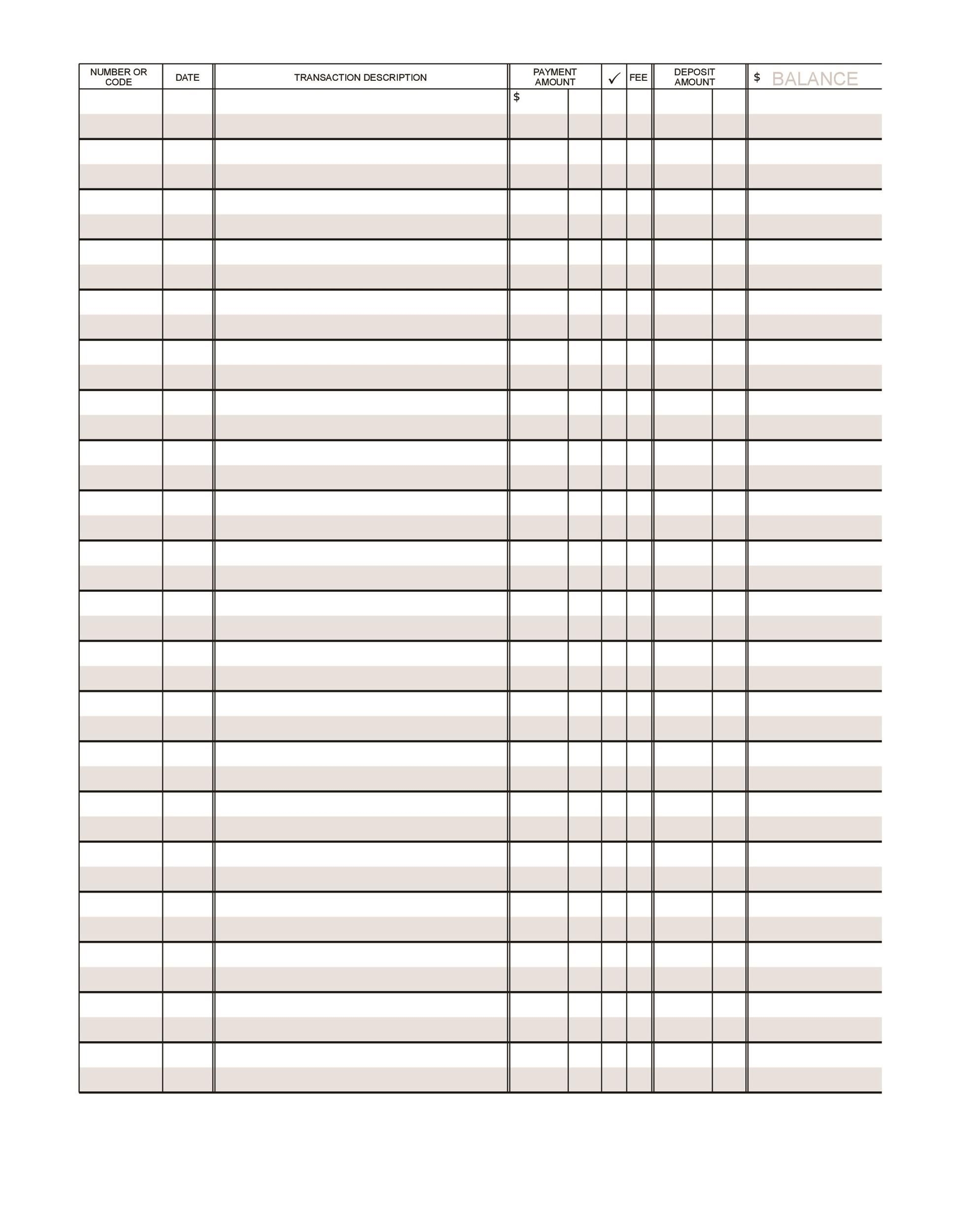 Printable Check Register Artofit