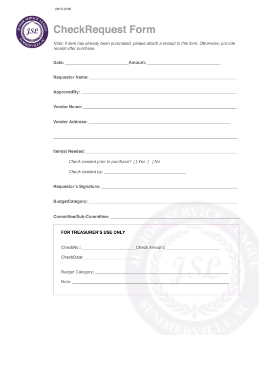 Printable Check Request Form Pdf Printable Forms Free Online