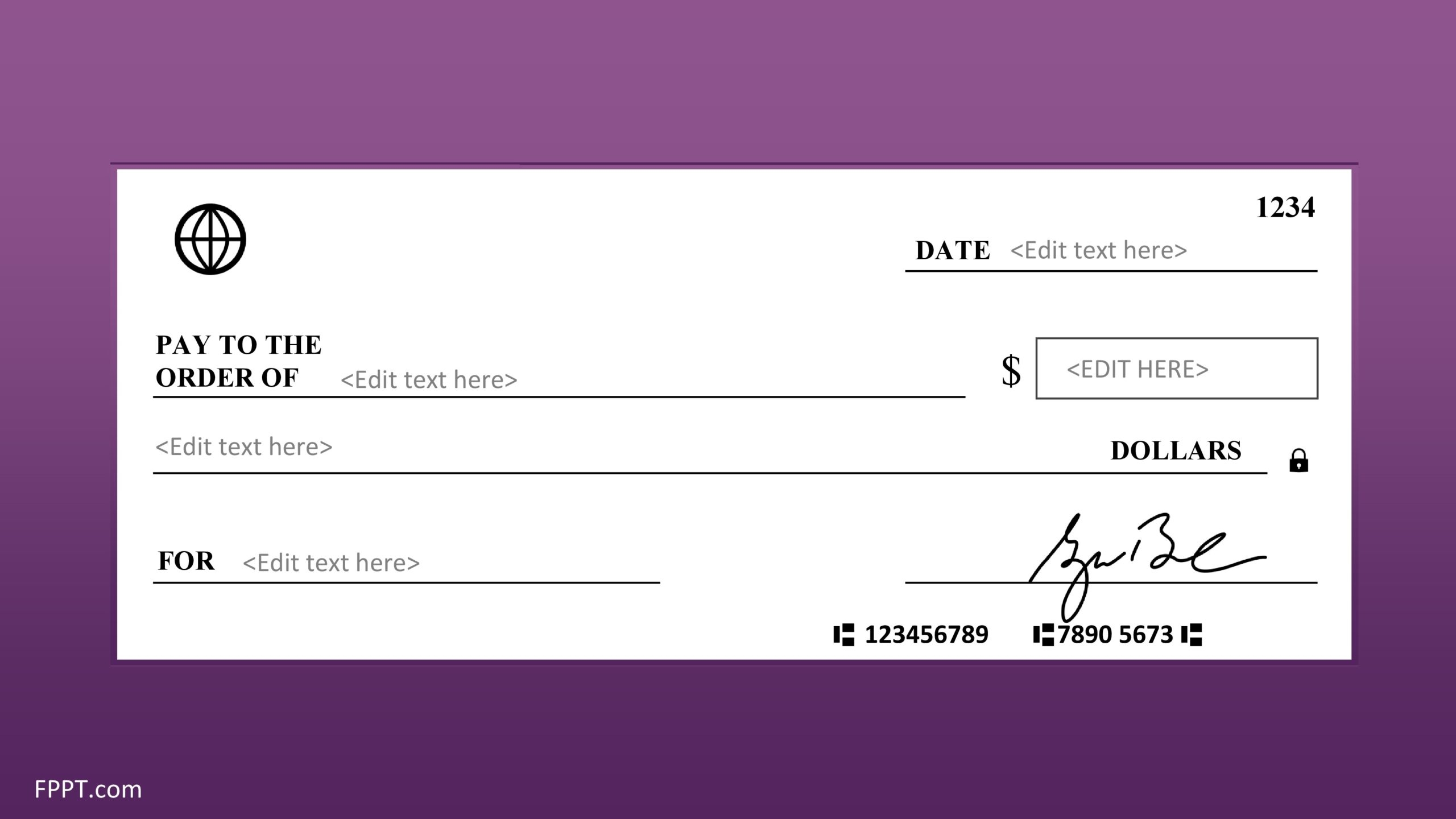 Printable Check Templates