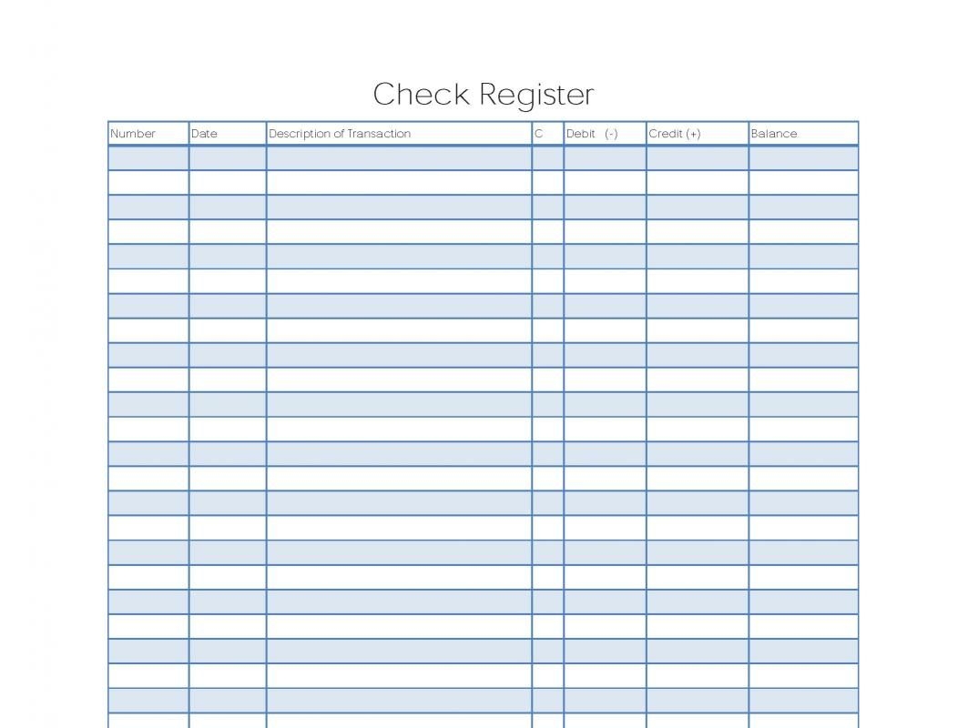 Printable Checking Register Printable Word Searches